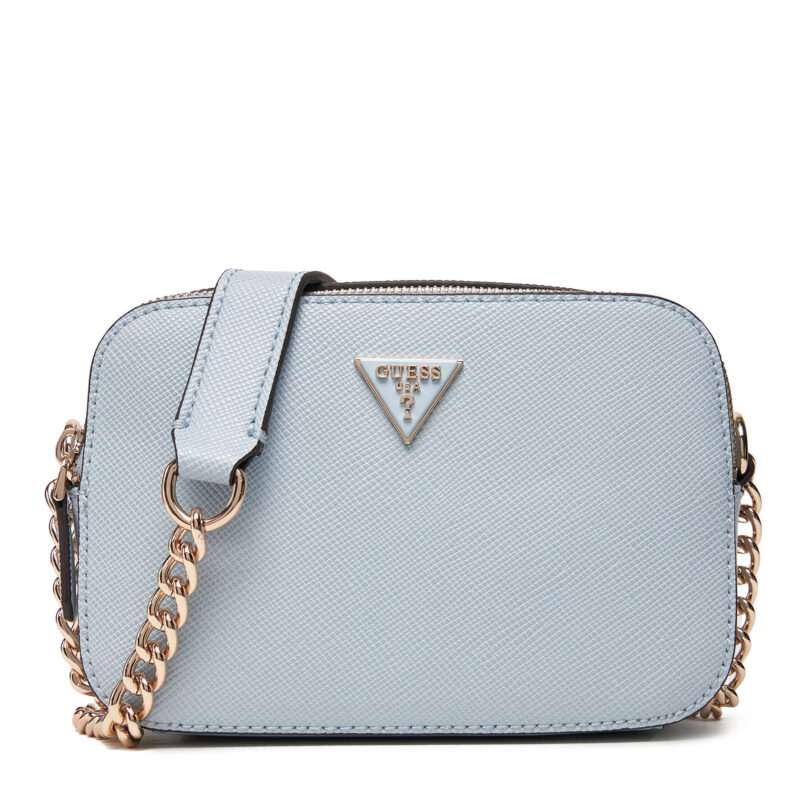 Дамска чанта Guess Noelle II HWZG96 72140 Светлосиньо цвят на ниска цена