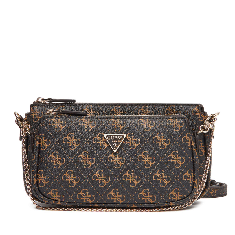 Дамска чанта Guess Noelle II Mini HWQG96 72710 Кафяв цвят на ниска цена