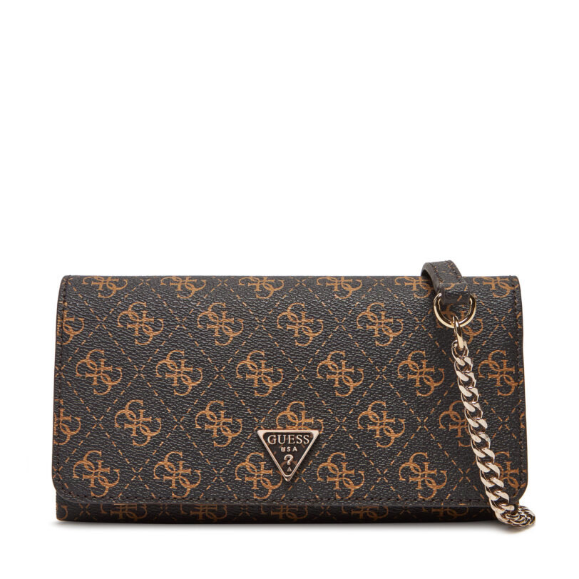 Дамска чанта Guess Noelle II Mini HWQG96 72750 Кафяв цвят на ниска цена