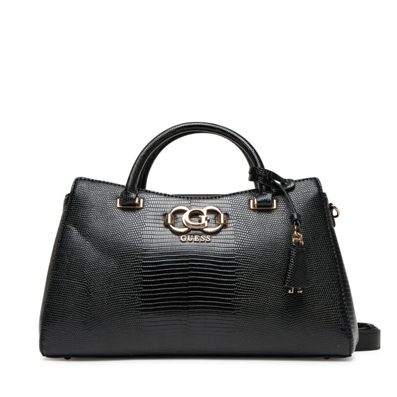 Дамска чанта Guess Salinge HWKG96 24060 Черен цвят на ниска цена