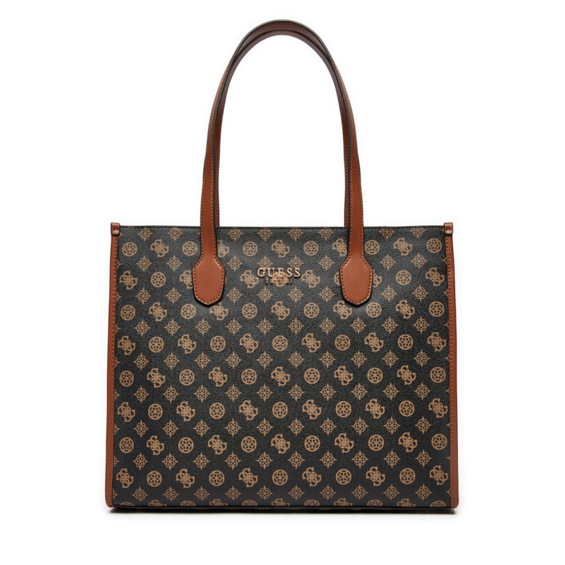 Дамска чанта Guess Sirrah HWPG86 65240 Кафяв цвят на ниска цена
