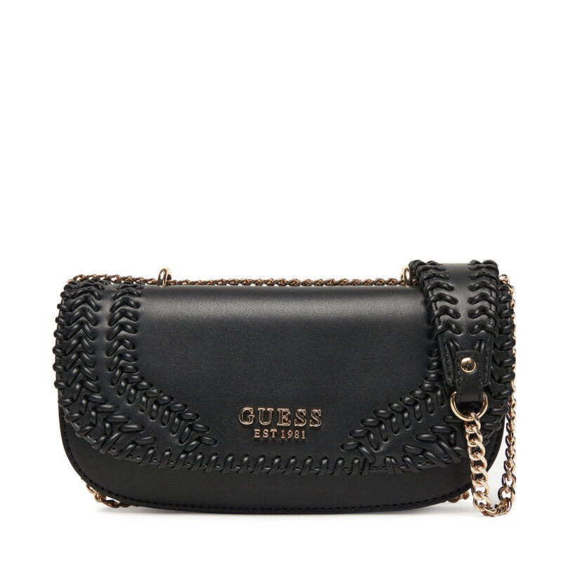Дамска чанта Guess Tatum HWNG96 67210 Черен цвят на ниска цена