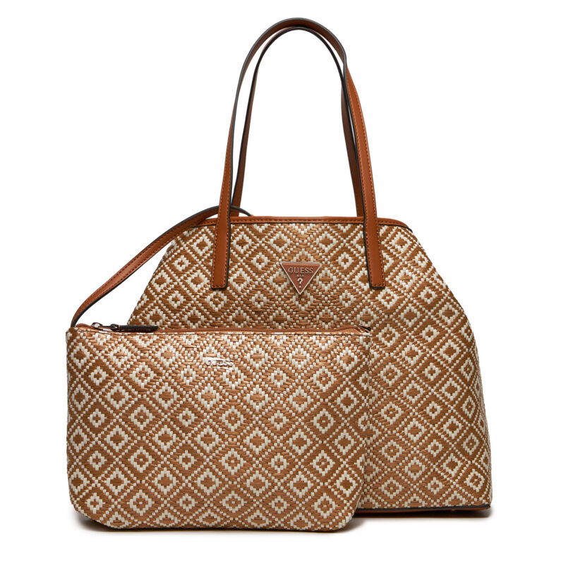 Дамска чанта Guess Vikky HWWR93 18290 Бежов цвят на ниска цена