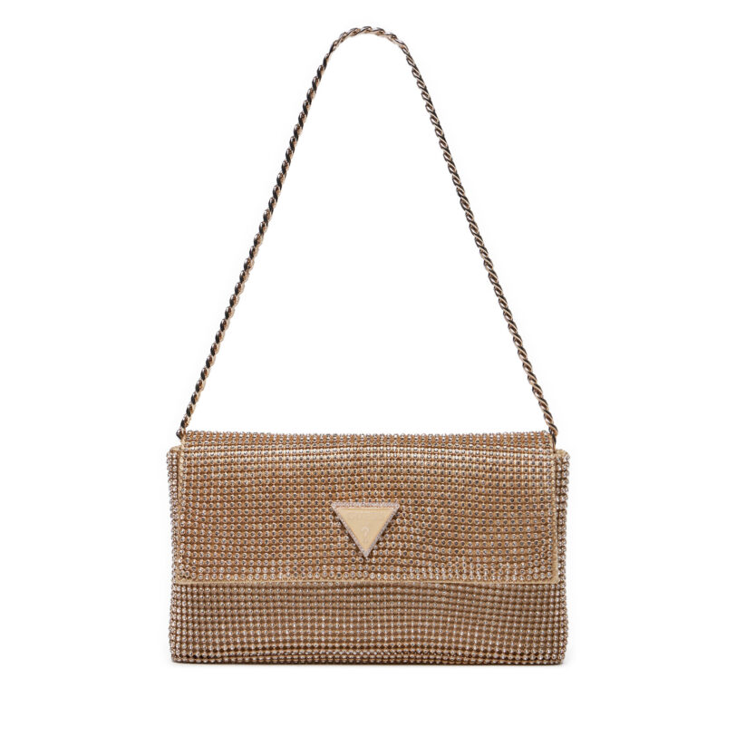 Дамска чанта Guess Zalina HWRP93 50700 Златист цвят на ниска цена