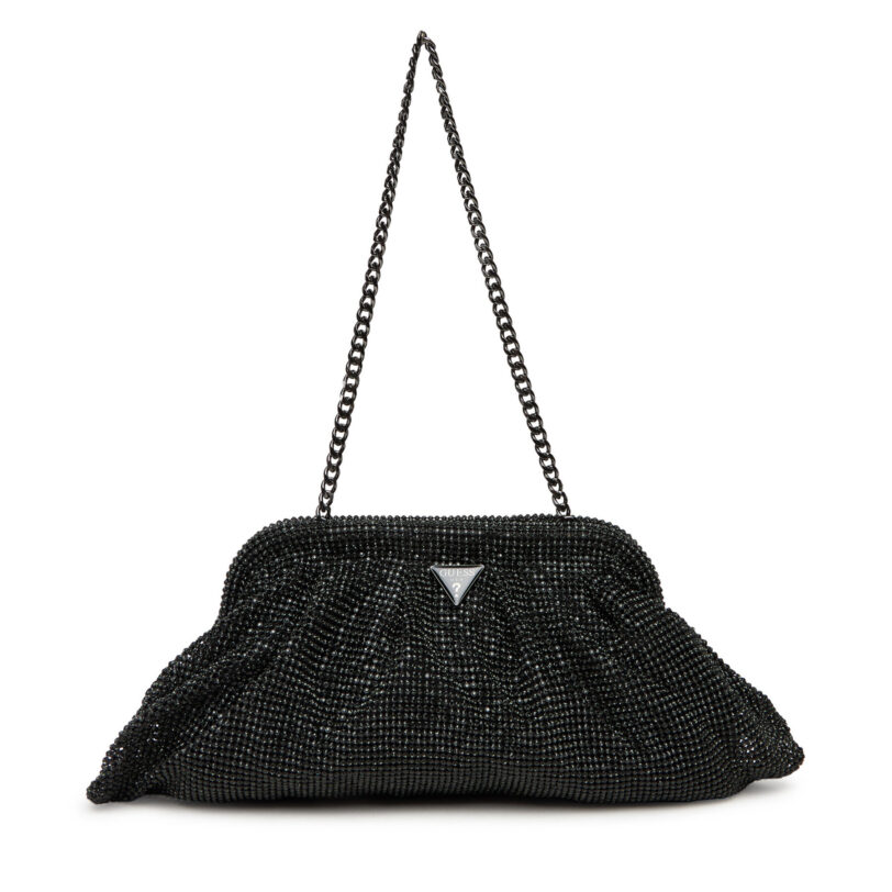 Дамска чанта Guess Zalina Mini HWRB93 50710 Черен цвят на ниска цена