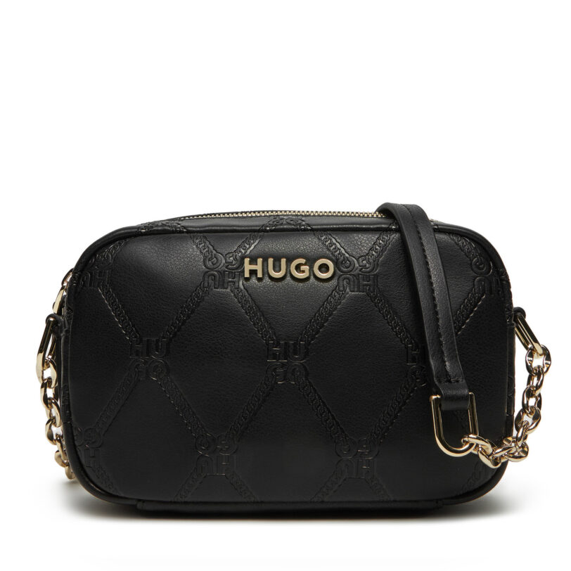 Дамска чанта HUGO 50523697 Черен цвят на ниска цена