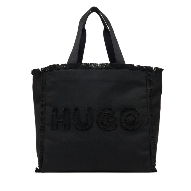 Дамска чанта HUGO 50541867 Черен цвят на ниска цена