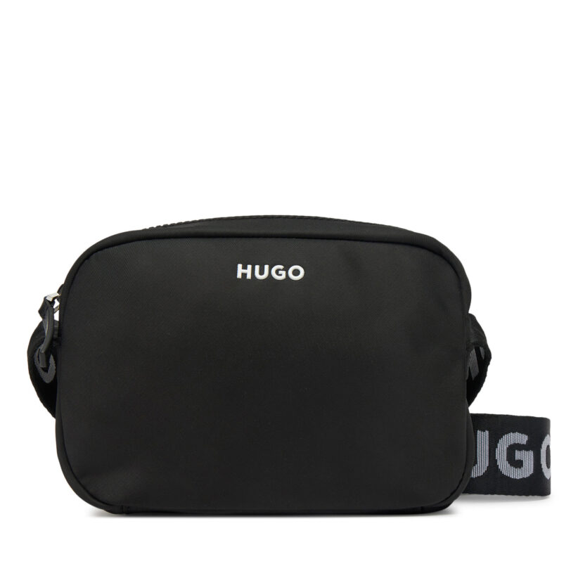Дамска чанта HUGO Bel 50542657 Черен цвят на ниска цена