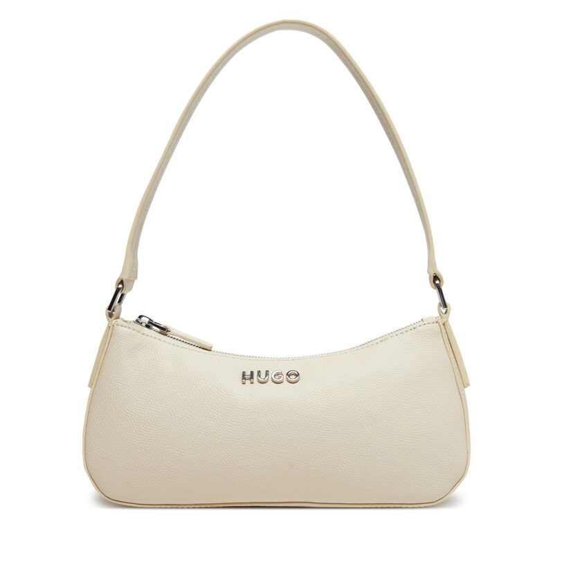Дамска чанта HUGO Chris SM Hobo R.N. 50516666 Бежов цвят на ниска цена