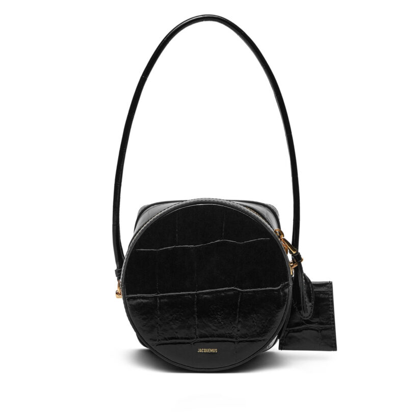 Дамска чанта JACQUEMUS 241BA398 Черен цвят на ниска цена