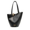 Дамска чанта JACQUEMUS La Bambola Moyen 251BA4123000 Черен цвят на ниска цена