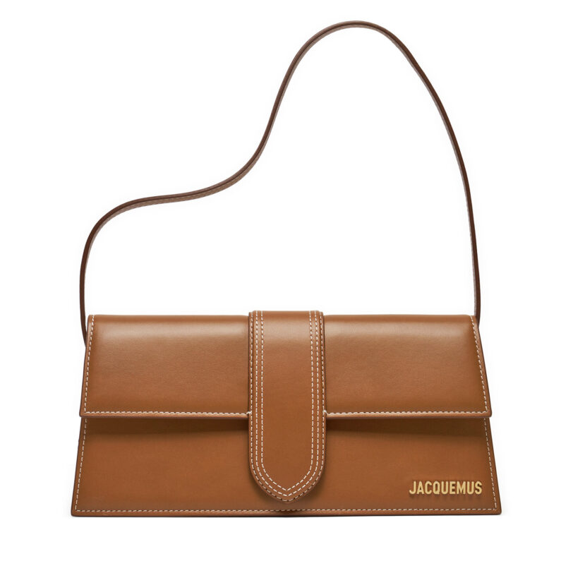 Дамска чанта JACQUEMUS Le Bambino Long 221BA013-3072 Кафяв цвят на ниска цена