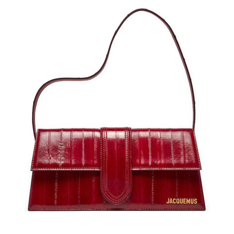 Дамска чанта JACQUEMUS Le Bambino Long 221BA013-3169 Червен цвят на ниска цена