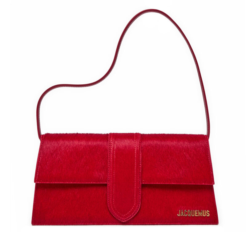 Дамска чанта JACQUEMUS Le Bambino Long 221BA013 Червен цвят на ниска цена
