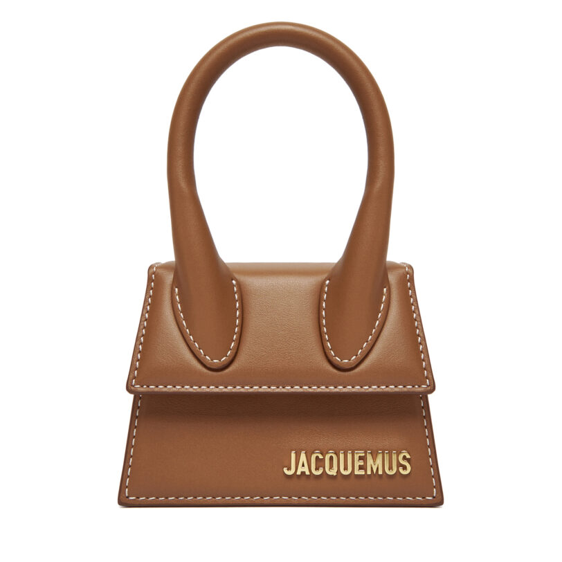 Дамска чанта JACQUEMUS Le Chiquito 22H213BA001-3072 Кафяв цвят на ниска цена