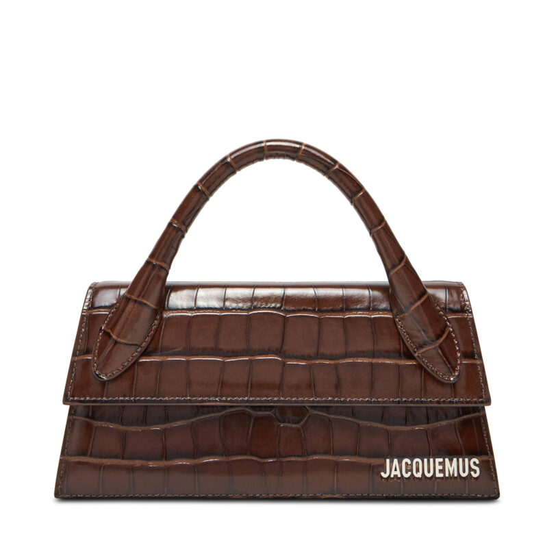 Дамска чанта JACQUEMUS Le Chiquito Long 25E213BA004-4301 Кафяв цвят на ниска цена