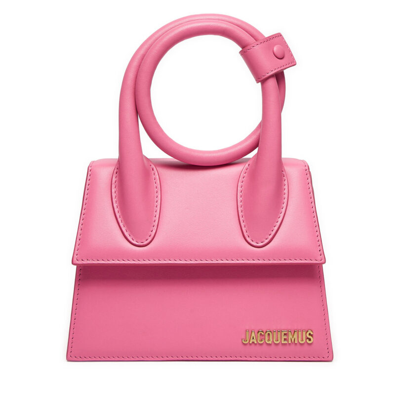 Дамска чанта JACQUEMUS Le Chiquito Noeud 213BA005-3060 Розов цвят на ниска цена