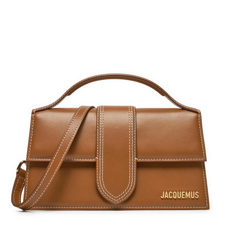 Дамска чанта JACQUEMUS Le Grand Bambino 213BA007-3072 Кафяв цвят на ниска цена