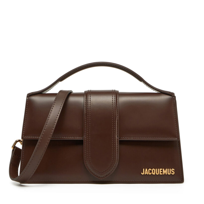 Дамска чанта JACQUEMUS Le Grand Bambino 213BA007-3100 Кафяв цвят на ниска цена