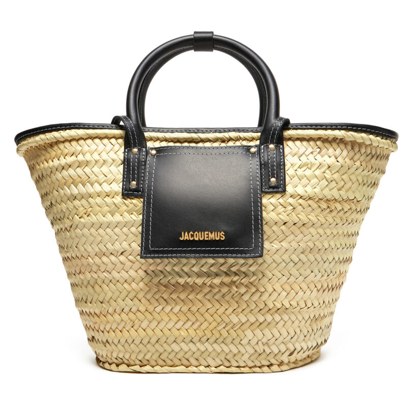 Дамска чанта JACQUEMUS Le Panier Soli 23E223BA045-3060 Бежов цвят на ниска цена