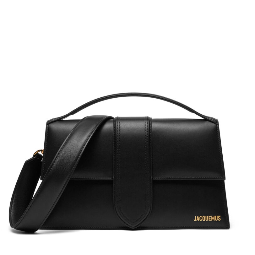 Дамска чанта JACQUEMUS The Bambinou 221BA014 Черен цвят на ниска цена
