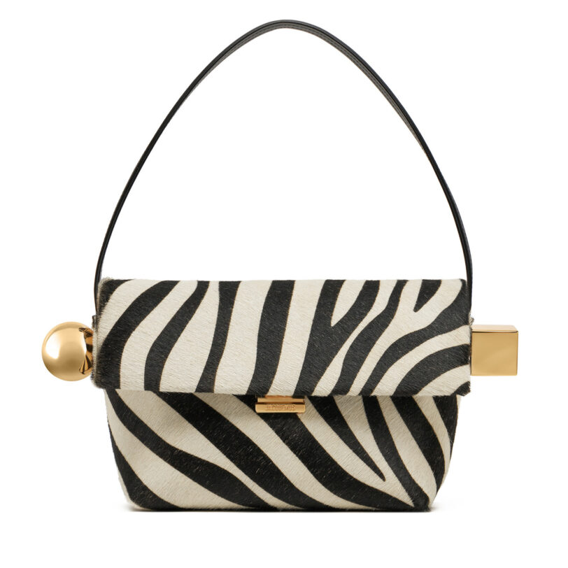 Дамска чанта JACQUEMUS The Rond Carre 24H243BA383-3209 Бял цвят на ниска цена