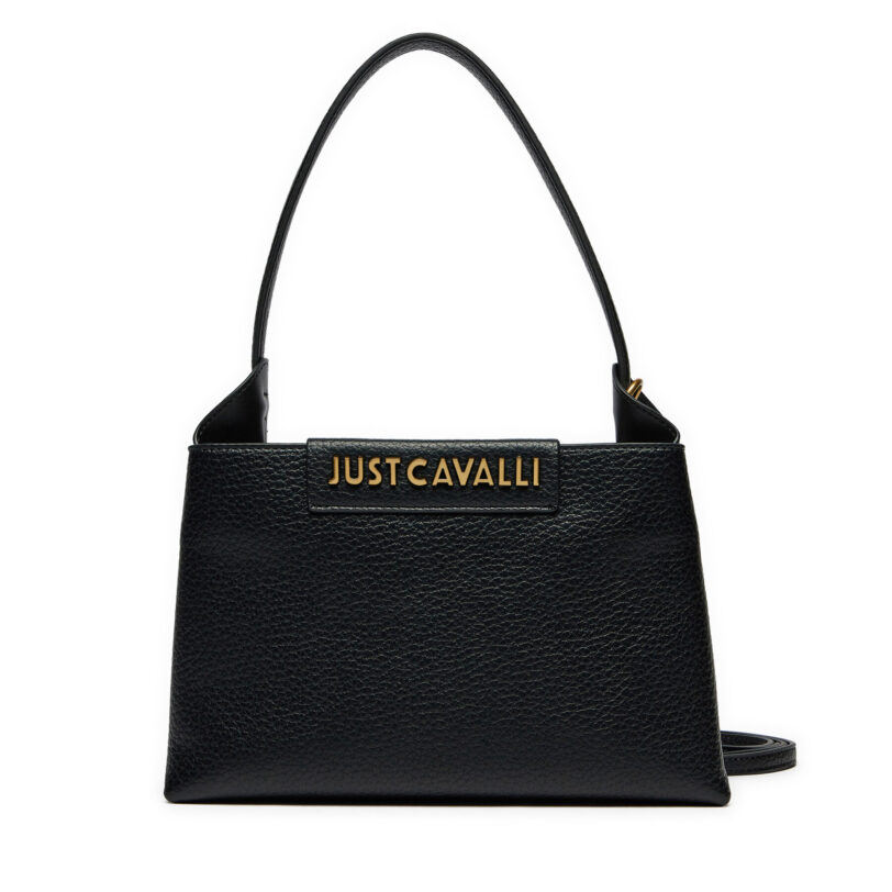 Дамска чанта Just Cavalli 77RA4BD5 Черен цвят на ниска цена