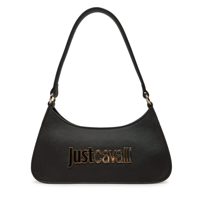 Дамска чанта Just Cavalli 78RA4BB6 ZS766 Черен цвят на ниска цена