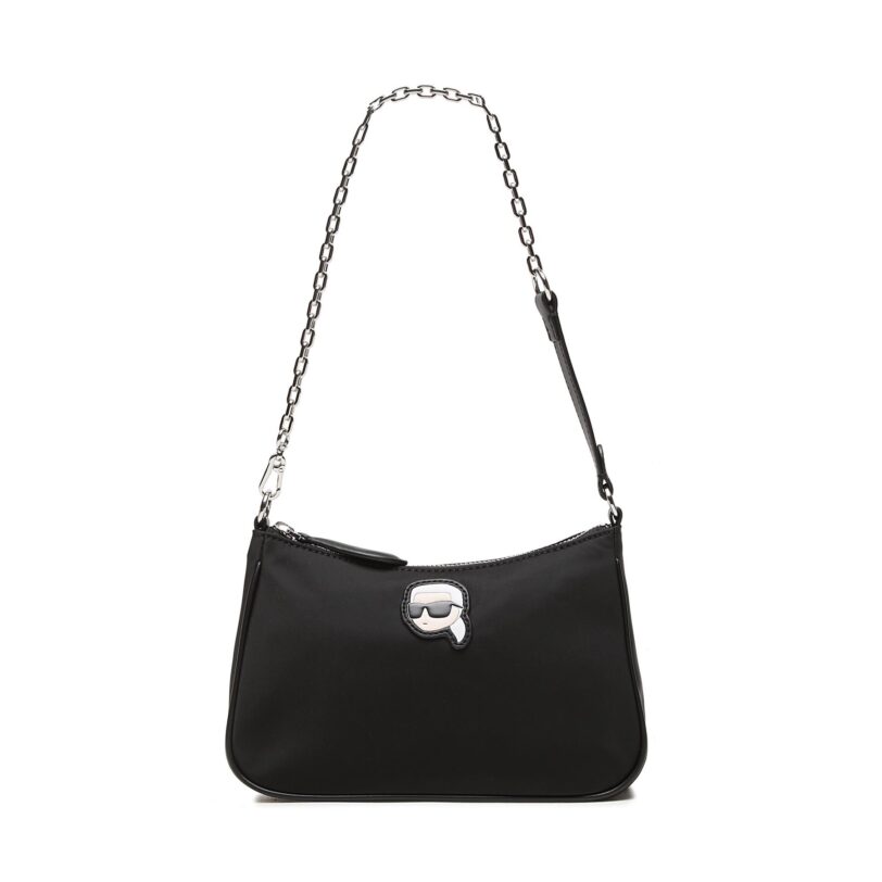 Дамска чанта KARL LAGERFELD 231W3073 Черен цвят на ниска цена