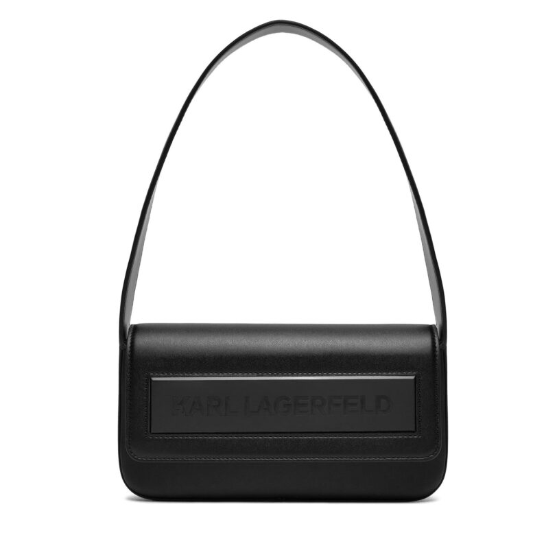 Дамска чанта KARL LAGERFELD 241W3024 Черен цвят на ниска цена