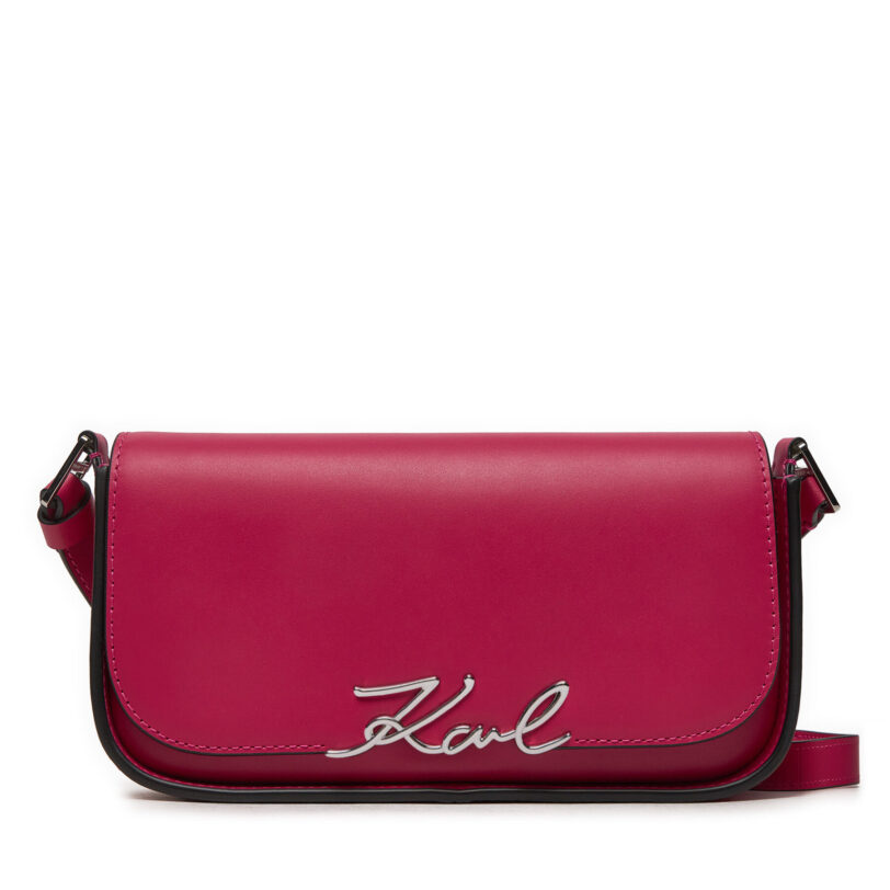 Дамска чанта KARL LAGERFELD 245W3043 Червен цвят на ниска цена