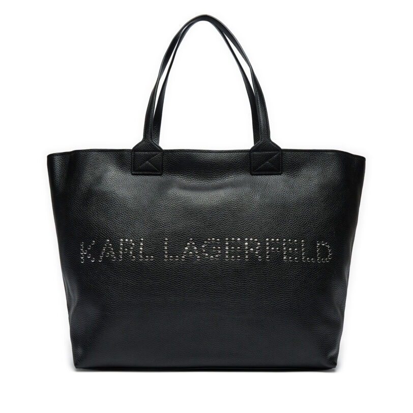 Дамска чанта KARL LAGERFELD 245W3086 Черен цвят на ниска цена