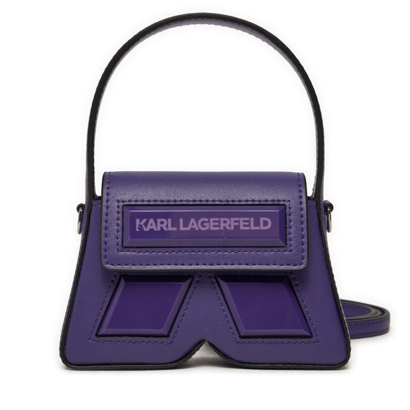 Дамска чанта KARL LAGERFELD 245W3239 Виолетов цвят на ниска цена