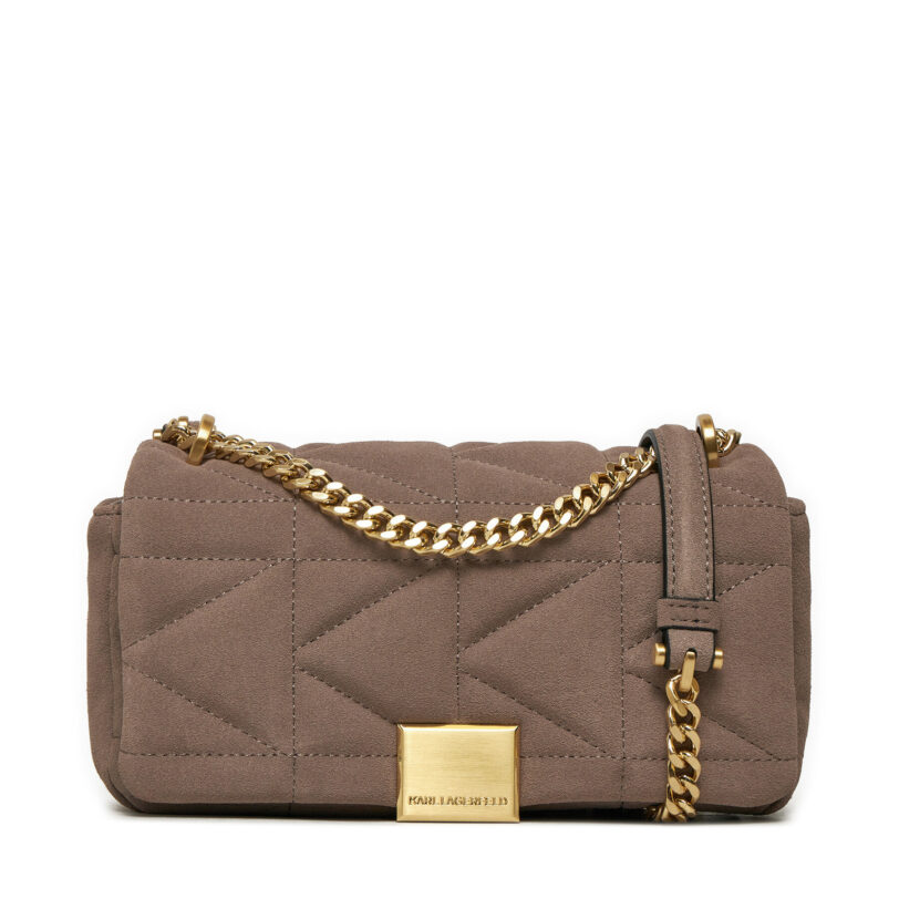 Дамска чанта KARL LAGERFELD 246W3088 Бежов цвят на ниска цена