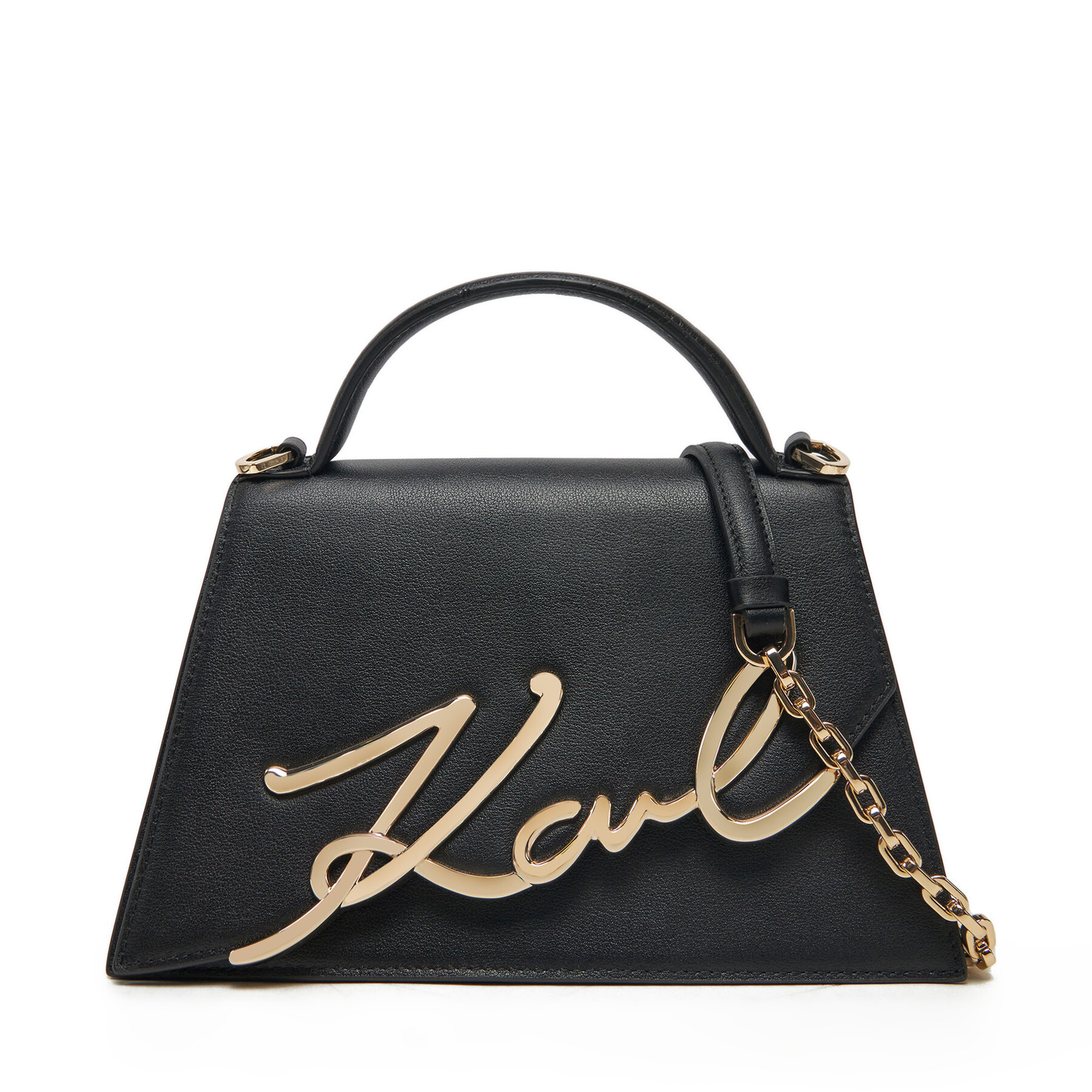 Дамска чанта KARL LAGERFELD A1W30036 Черен цвят на ниска цена