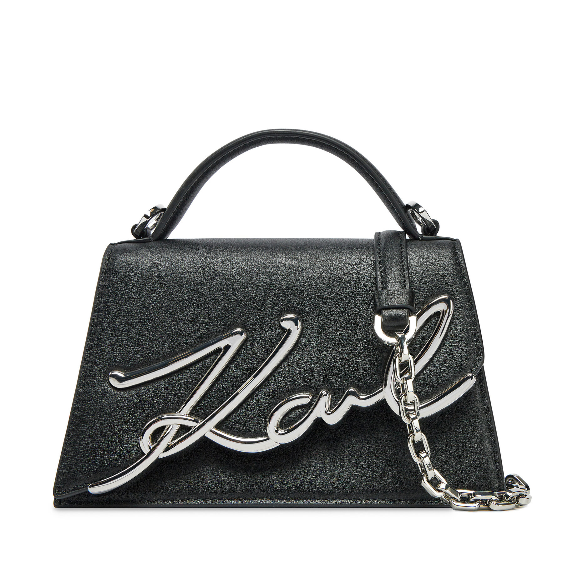 Дамска чанта KARL LAGERFELD A1W30038 Черен цвят на ниска цена