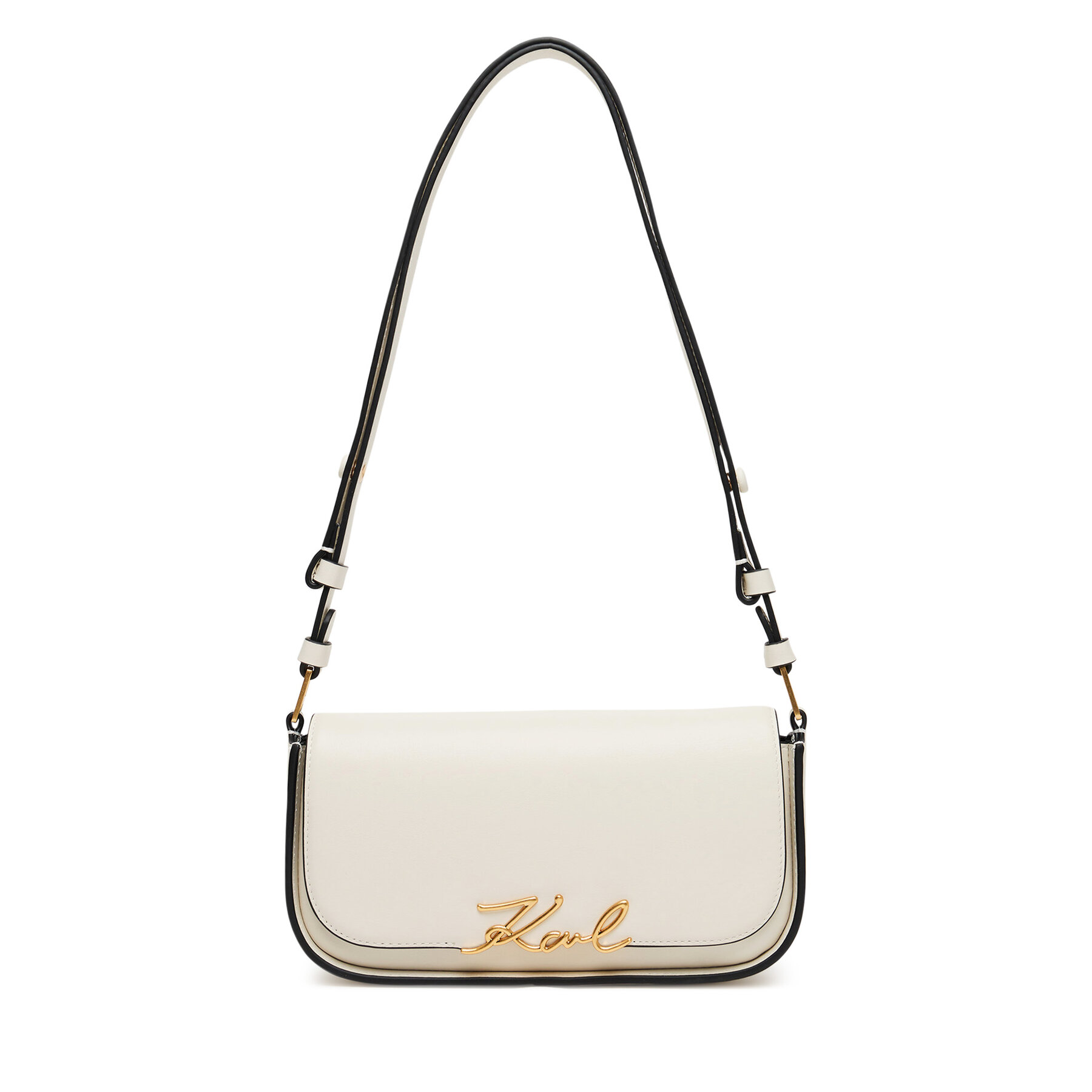 Дамска чанта KARL LAGERFELD A1W30039 Екрю цвят на ниска цена