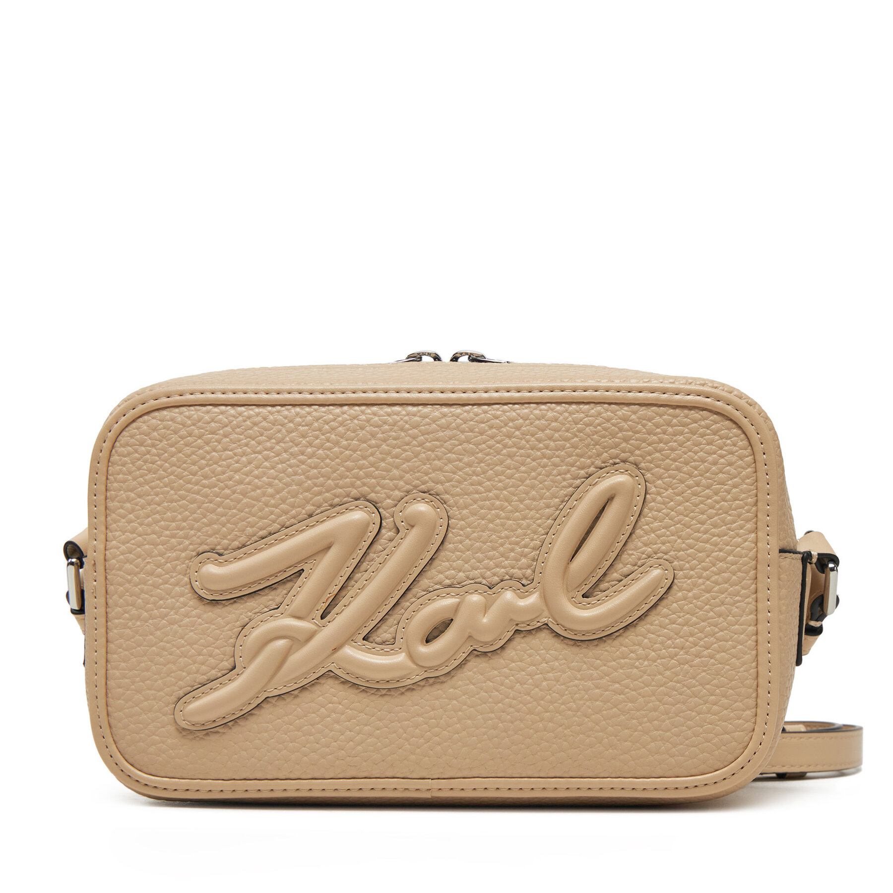 Дамска чанта KARL LAGERFELD A1W30040 Бежов цвят на ниска цена