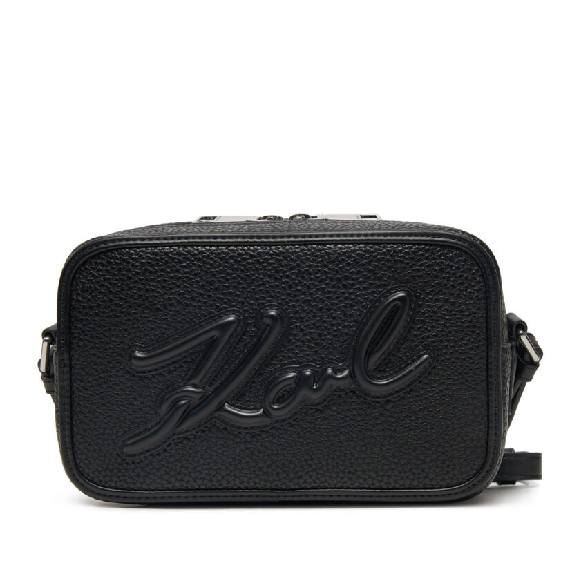 Дамска чанта KARL LAGERFELD A1W30040 Черен цвят на ниска цена