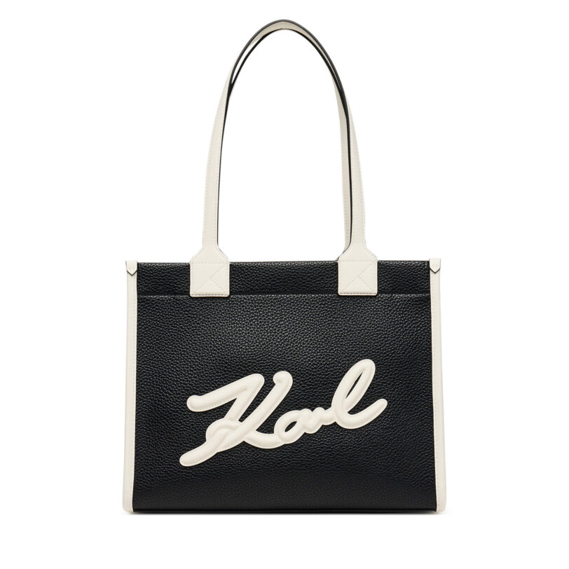 Дамска чанта KARL LAGERFELD A1W30042 Черен цвят на ниска цена