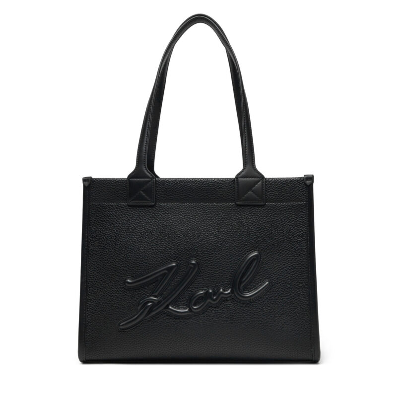 Дамска чанта KARL LAGERFELD A1W30042 Черен цвят на ниска цена