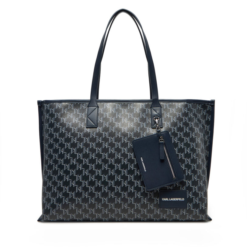Дамска чанта KARL LAGERFELD A1W30183 Тъмносин цвят на ниска цена
