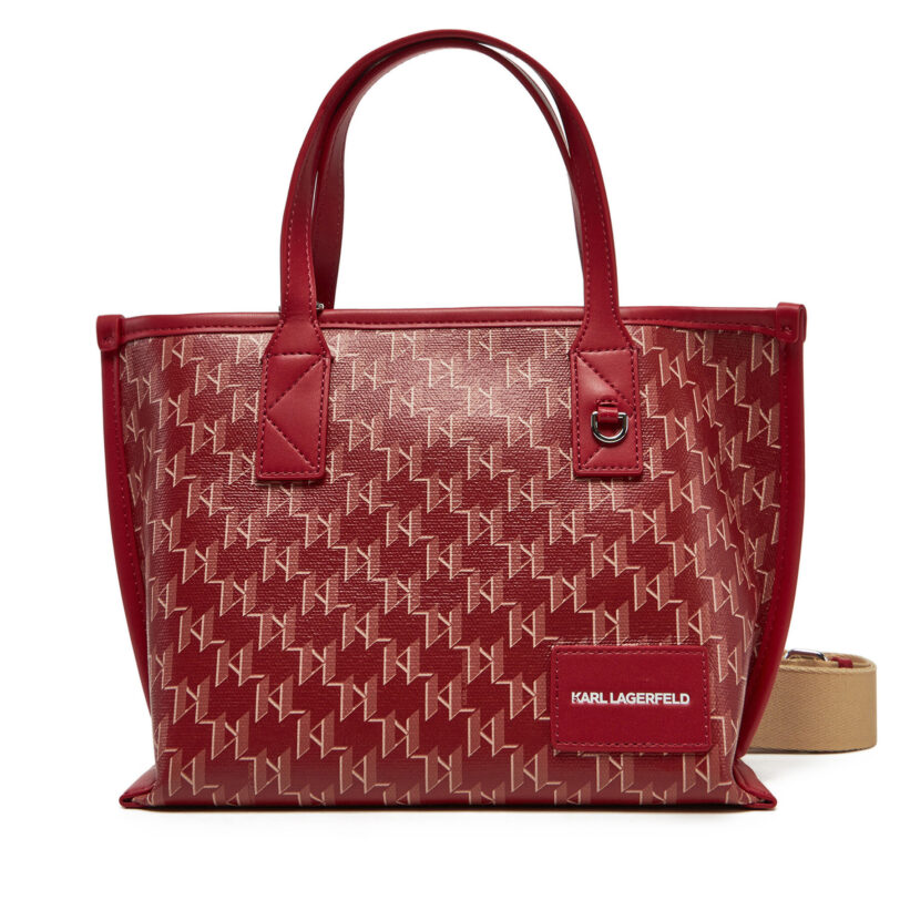 Дамска чанта KARL LAGERFELD A1W30184 Червен цвят на ниска цена