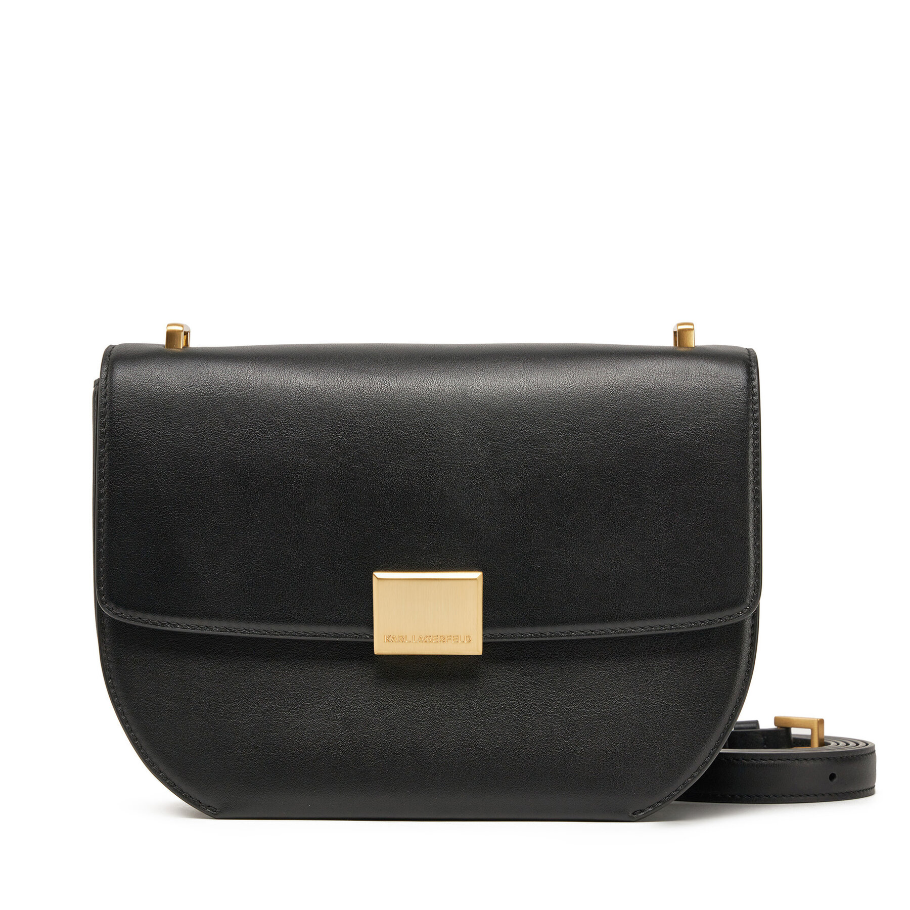 Дамска чанта KARL LAGERFELD A1W30444 Черен цвят на ниска цена