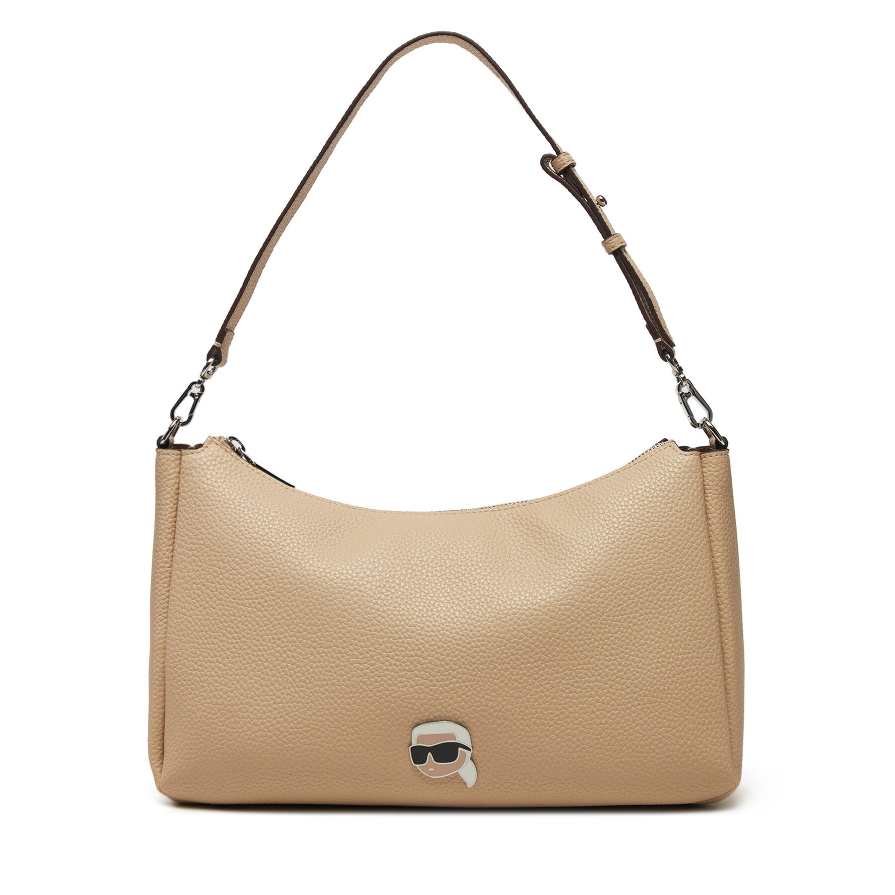 Дамска чанта KARL LAGERFELD A1W30493 Бежов цвят на ниска цена