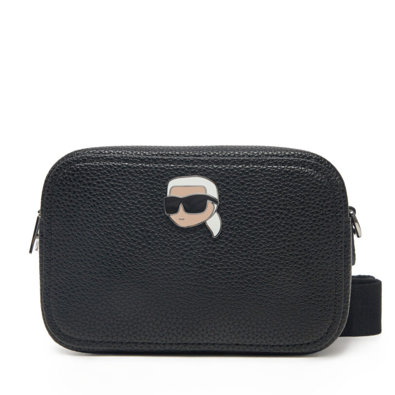 Дамска чанта KARL LAGERFELD A1W30494 Черен цвят на ниска цена