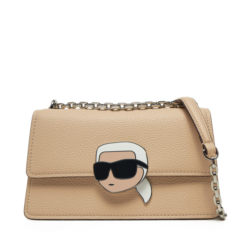 Дамска чанта KARL LAGERFELD A1W30498 Бежов цвят на ниска цена