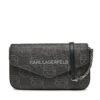 Дамска чанта KARL LAGERFELD A1W32045 Черен цвят на ниска цена