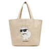 Дамска чанта KARL LAGERFELD A1W50022 Бежов цвят на ниска цена