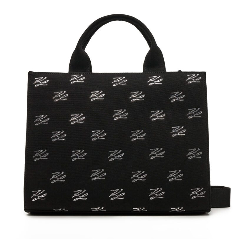 Дамска чанта KARL LAGERFELD A1W50025 Черен цвят на ниска цена